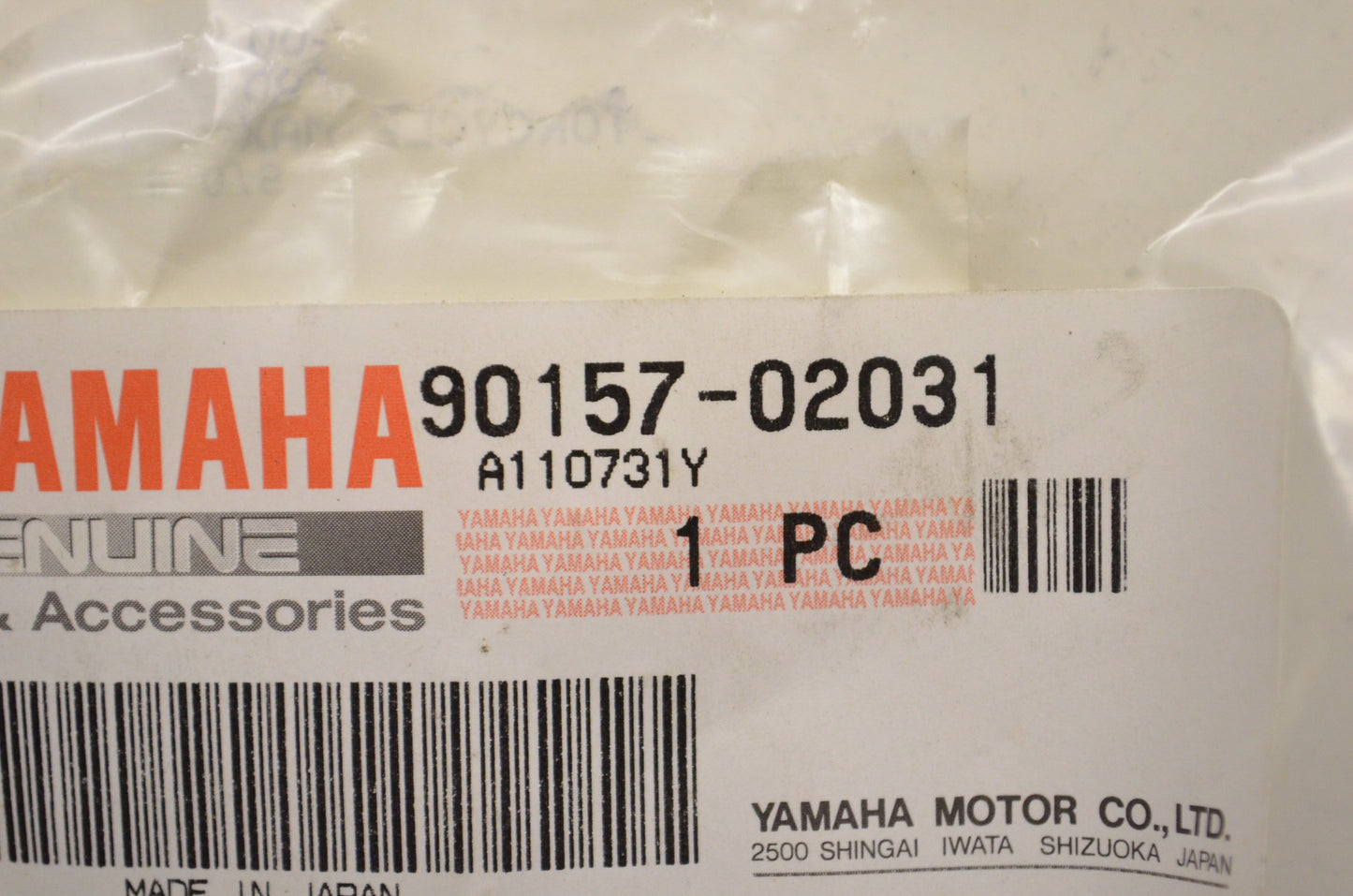 OEM Yamaha 90157-02031-00 Pan Head Screw