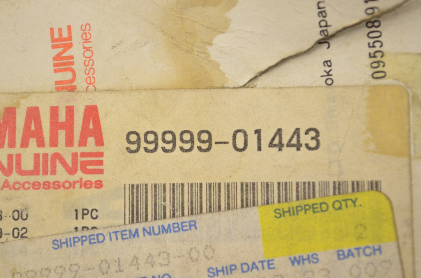 OEM Yamaha 99999-01443-00 Rocker Arm Valve NOS