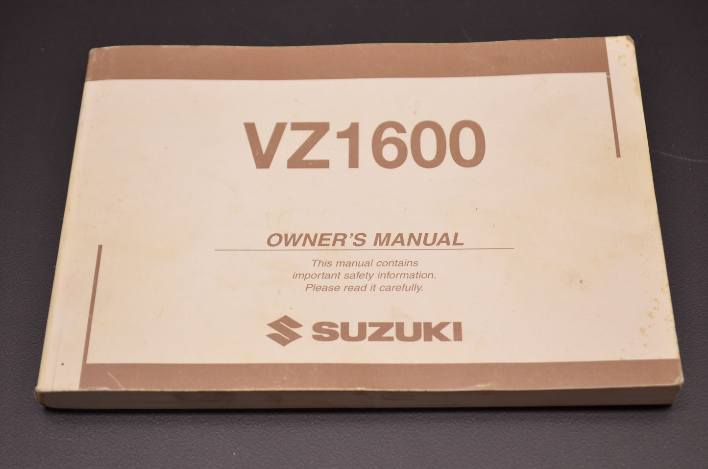 OEM Suzuki 99011-11AB0-03A Owner's Manual VZ1600K4 20
