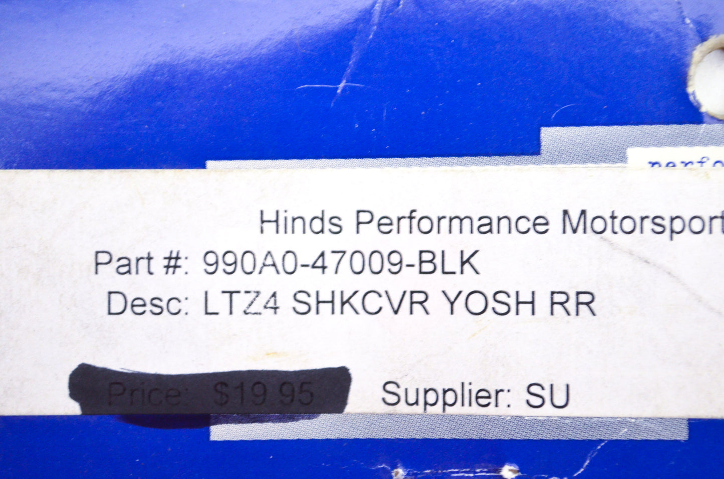 New OEM Suzuki Yoshimura Rear Shock Cover NOS