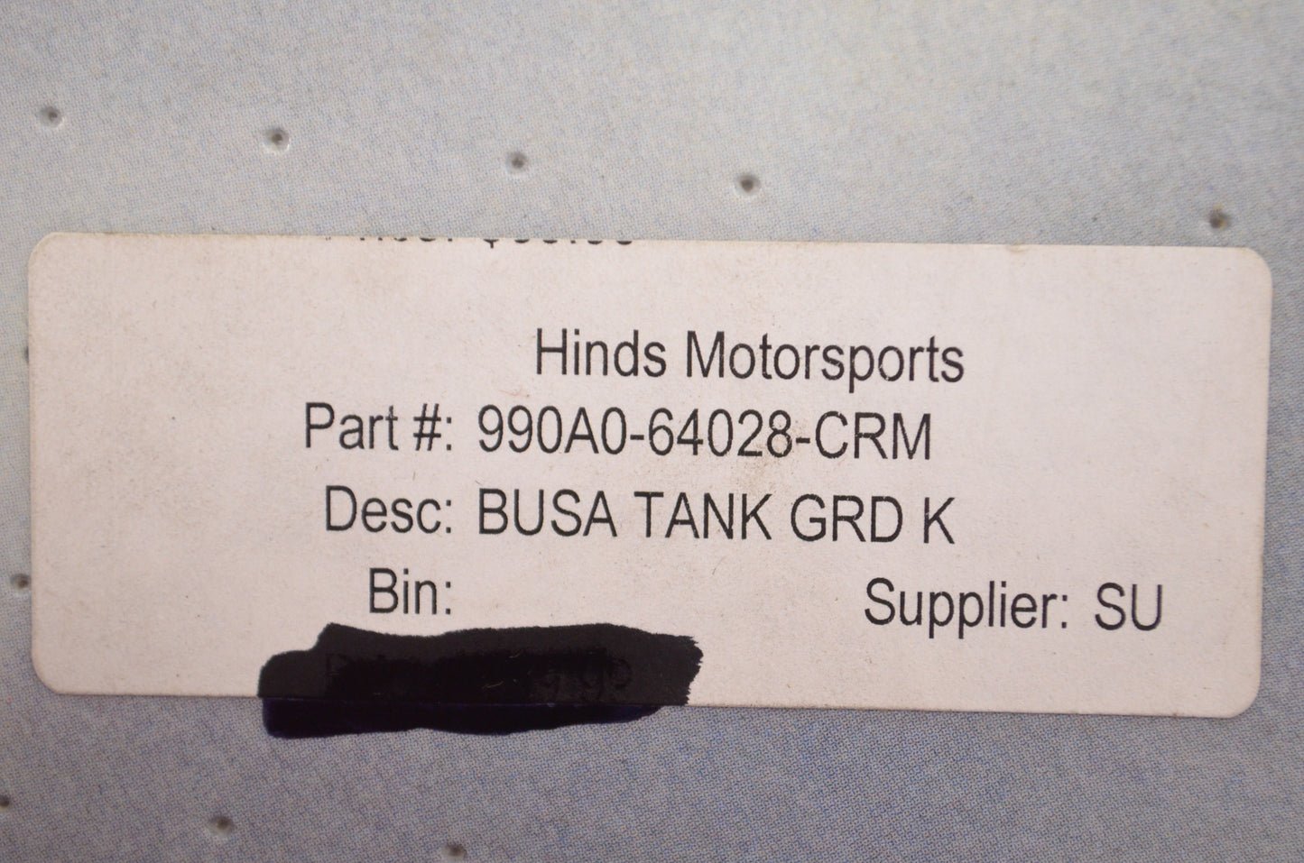 Hayabusa Gas Tank Guard NOS