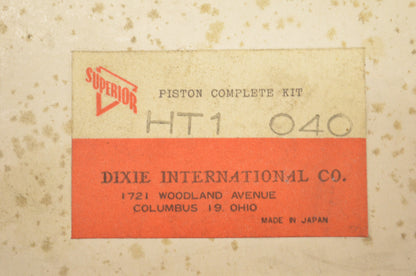 Dixie HT1 040 Yamaha Piston Kit NOS