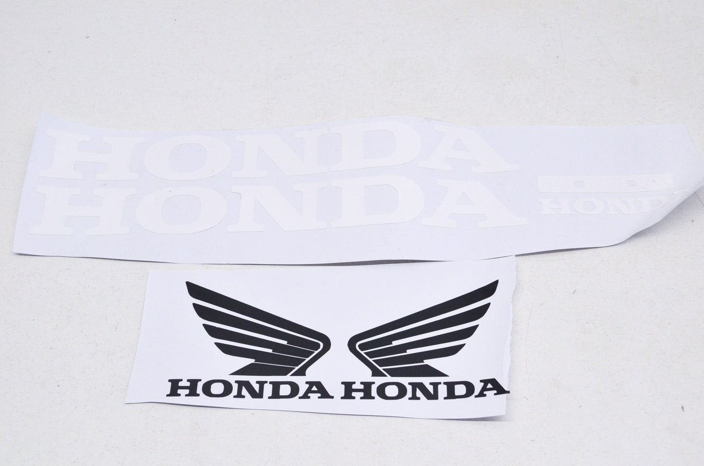 Black and White Motorcycle/ATV Decals Qty 4 NOS
