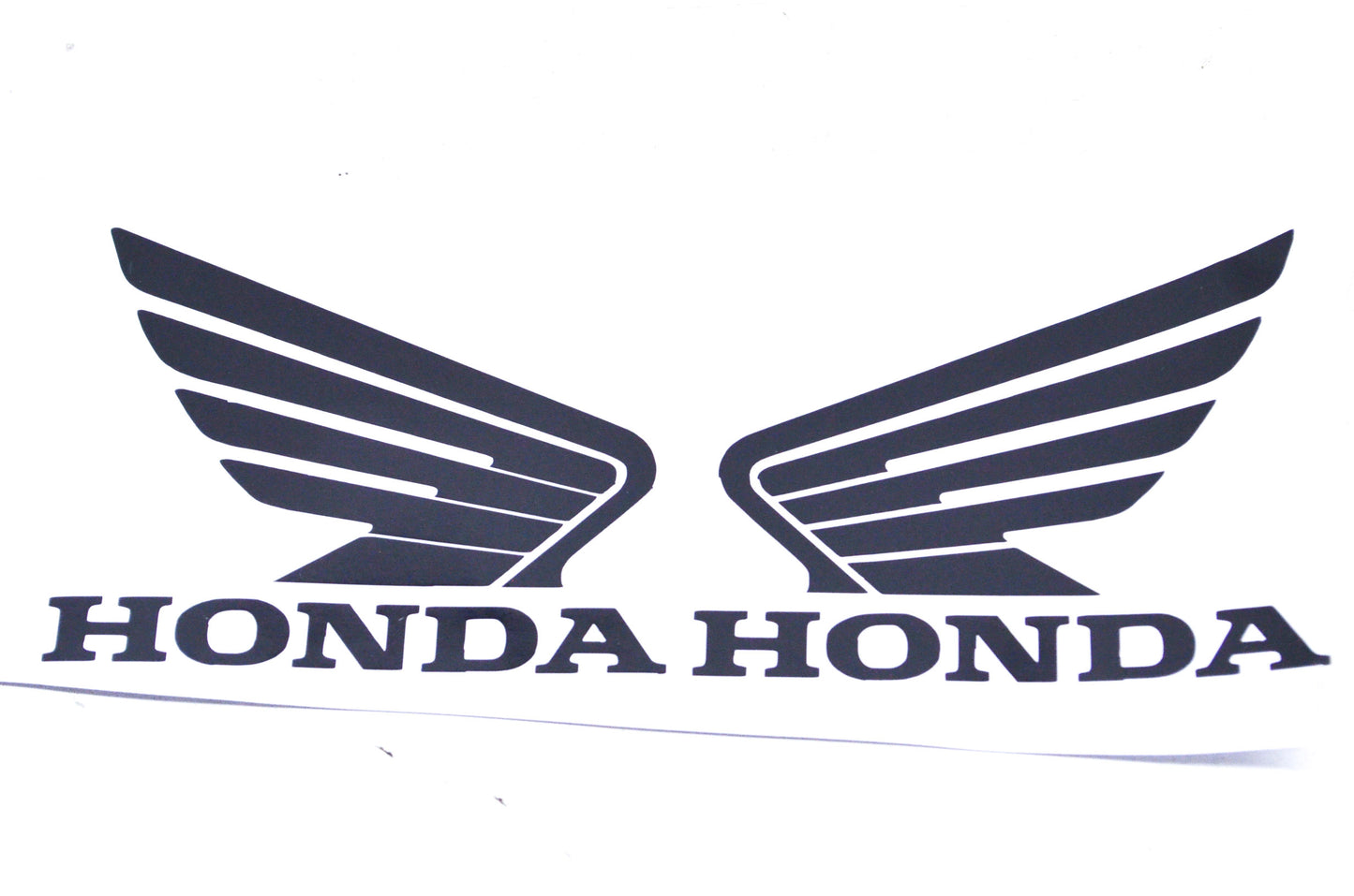 Black and White Motorcycle/ATV Decals Qty 4 NOS