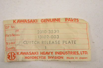 OEM Kawasaki 13102-003 Clutch Release Plate NOS