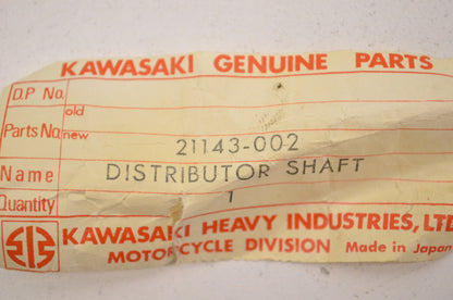 New OEM Kawasaki 21143-002 Distributor Shaft NOS
