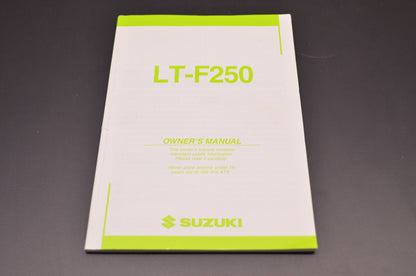 OEM Suzuki 99011-05G52-03A Owner's Manual LT-F250K4 2