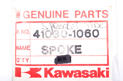 OEM Kawasaki 41030-1060 Rear Outer Spoke 126Mmx Qty 7 NOS