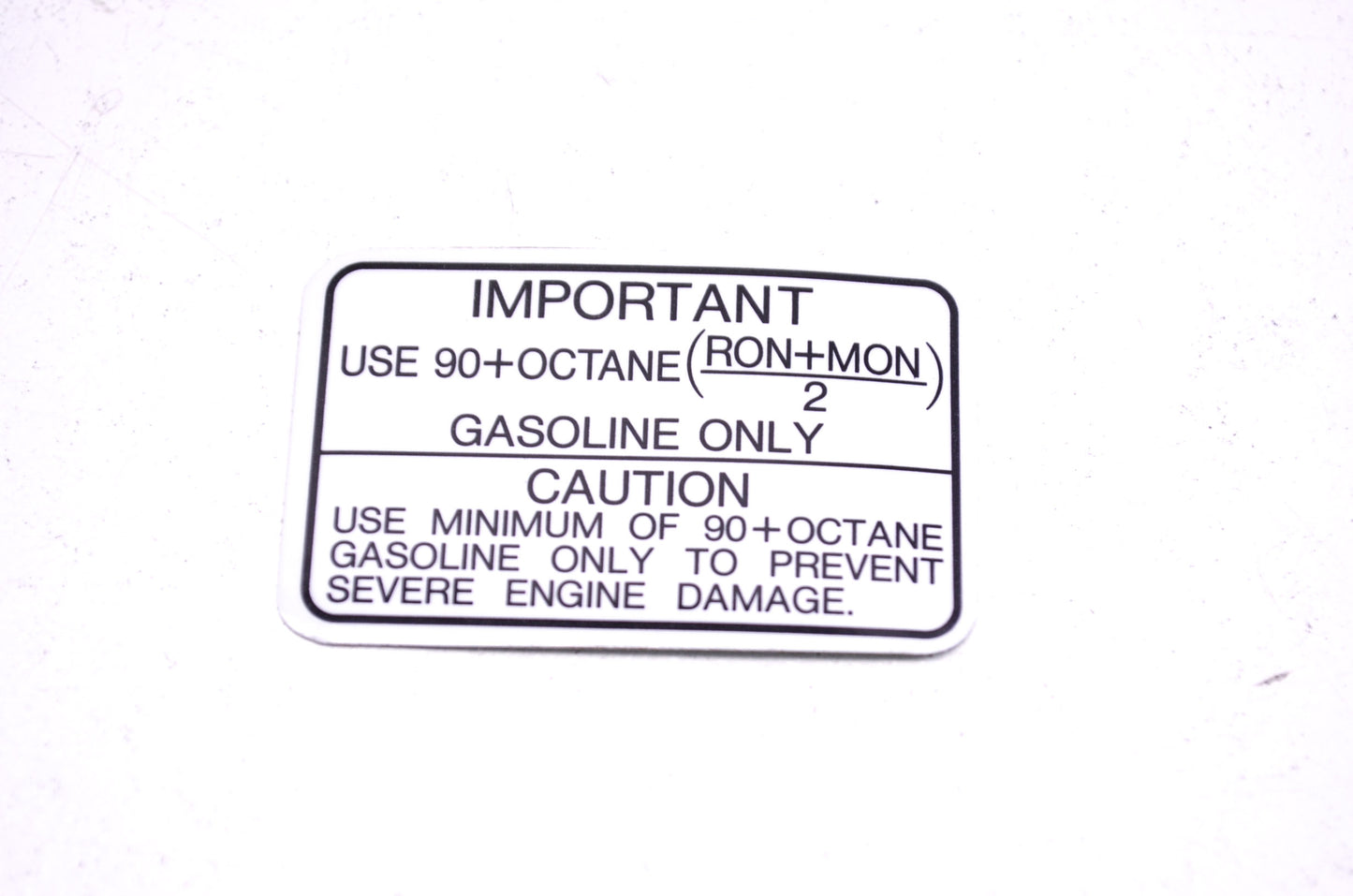 OEM Kawasaki 56030-1177 Gasoline Label NOS