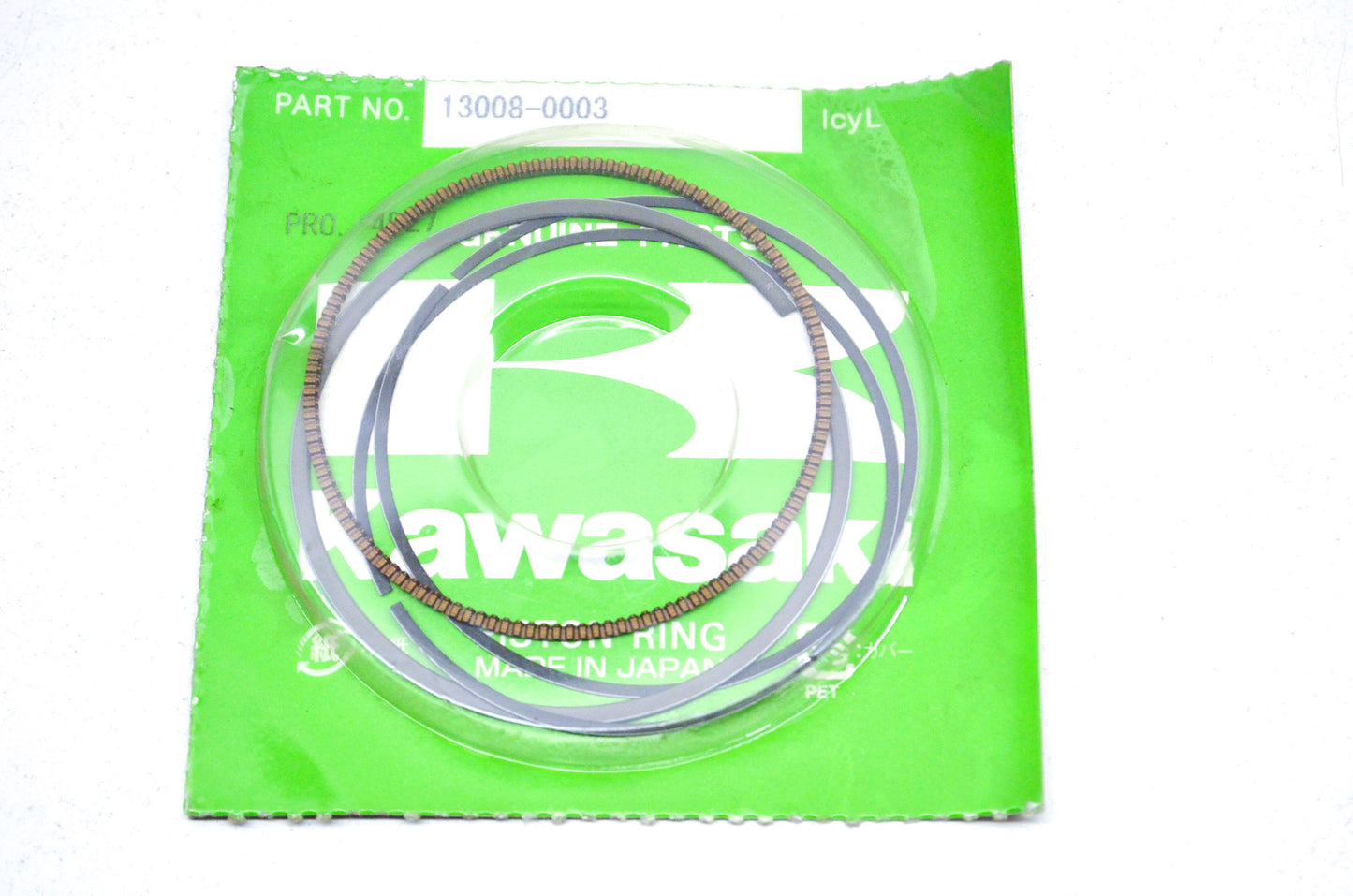 OEM Kawasaki 13008-0003 Piston Ring Set NOS