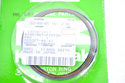 OEM Kawasaki 13008-0017 Piston Ring Set NOS