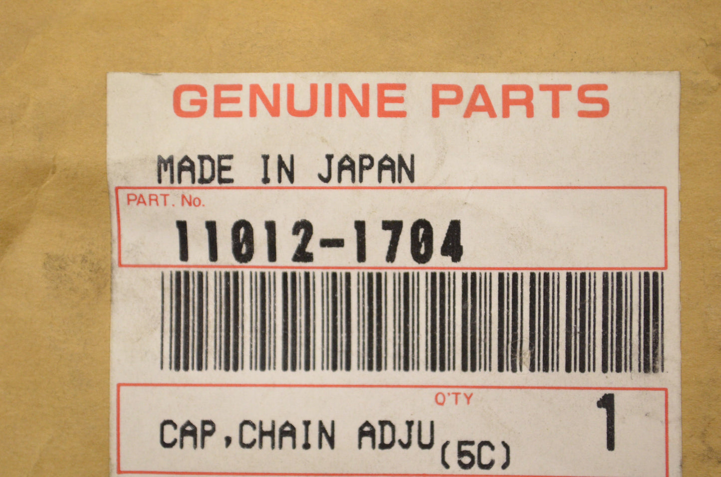 Chain Adjuster Cap NOS