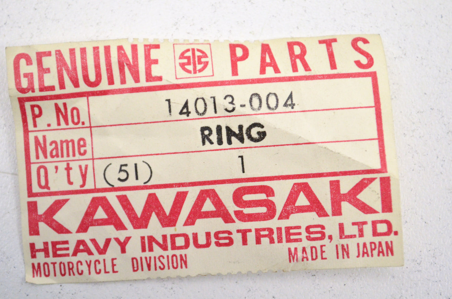 Ring Bearing Setting NOS