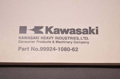 OEM Kawasaki 99924-1080-62 Service Manual Supplement KL650A NOS