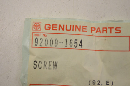 OEM Kawasaki 92009-1654 Screw NOS