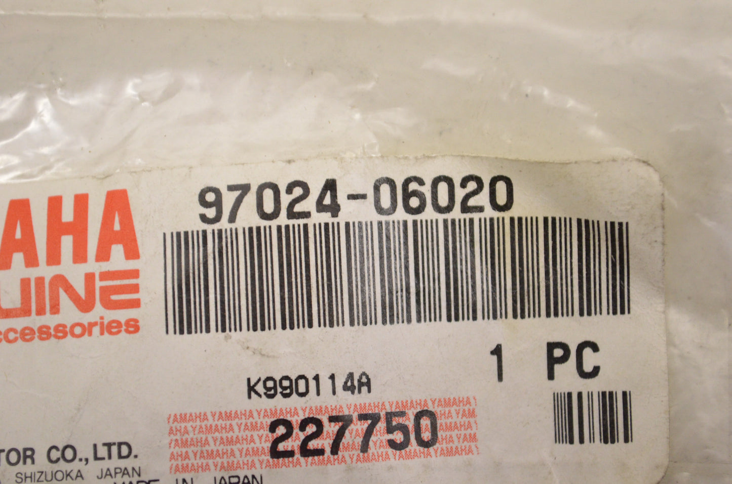 OEM Yamaha 97024-06020-00 Bolt (3DM) Qty 2 NOS