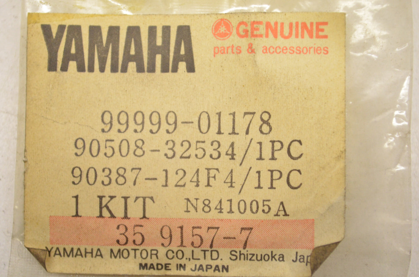 New OEM Yamaha 99999-01178-00 Spring W/ Collar NOS