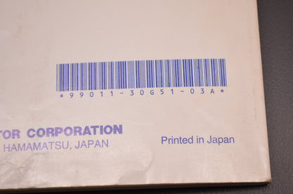 OEM Suzuki 99011-30G51-03A Owner's Manual GSX-R750K5