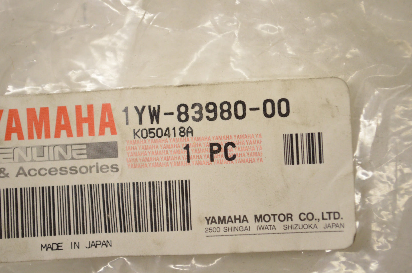 New OEM Yamaha Stop Switch Assembly NOS