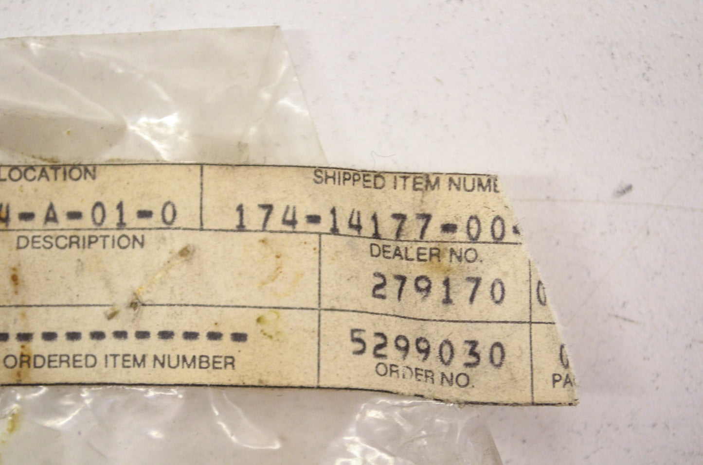 Starter Lever Rod NOS