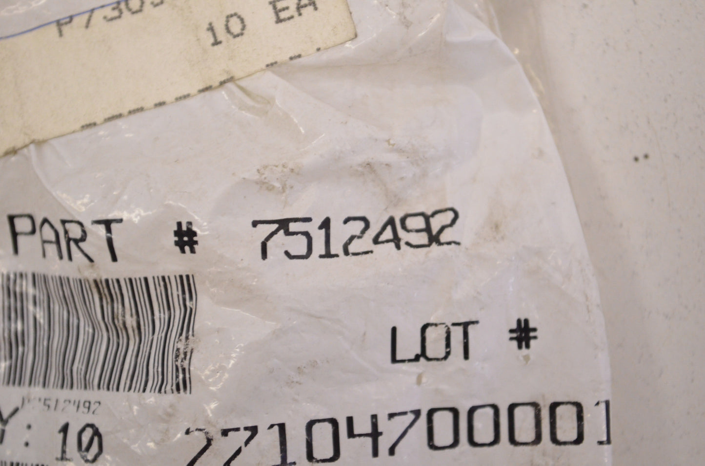 OEM Polaris 7512492 Screw Qty 3 NOS