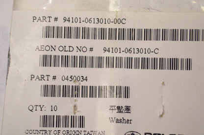OEM Polaris 450034 Plain Washer Qty 3 NOS