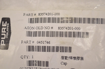OEM Polaris 451746 Kick Starter Shaft Cap NOS