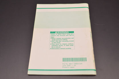 OEM Suzuki 99011-38B64-03A Owner's Manual VS1400GLK1