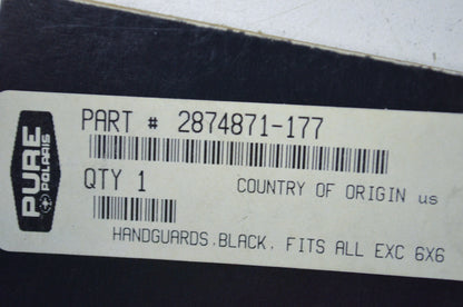OEM Polaris 2874871-177 Black Handguard NOS