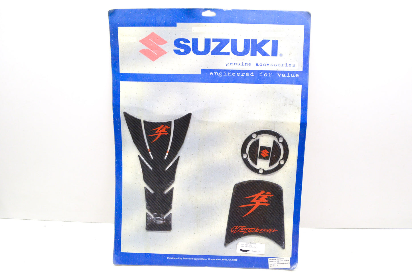 OEM Suzuki 990A0-94007 Carbon Fiber Combo Kit NOS