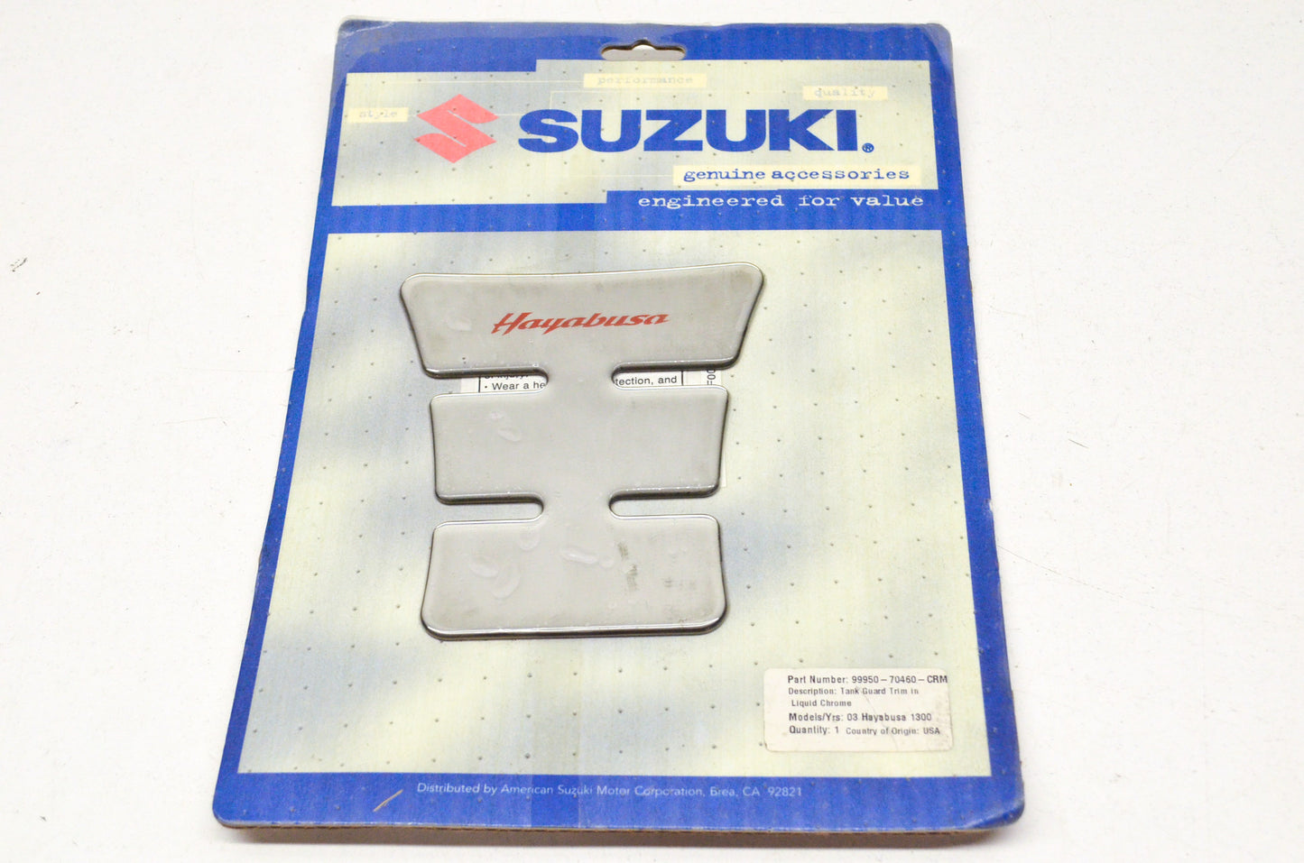 OEM Suzuki 99950-70460 Fuel Tank Trim NOS