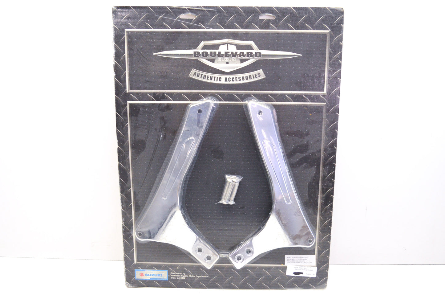 Back Rest Hardware NOS