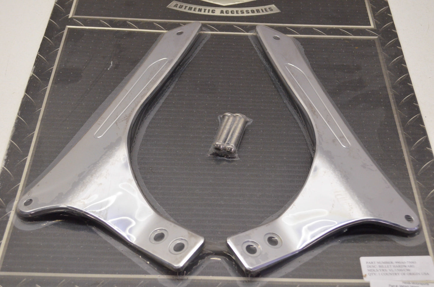 Back Rest Hardware NOS