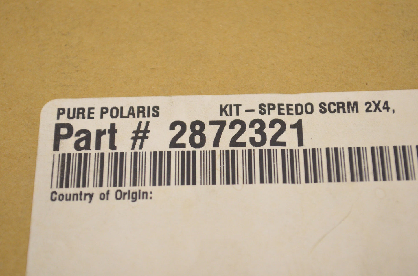 New OEM Polaris Speedometer Kit NOS