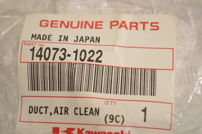 OEM Kawasaki 14073-1022 Air Cleaner Duct #1 NOS
