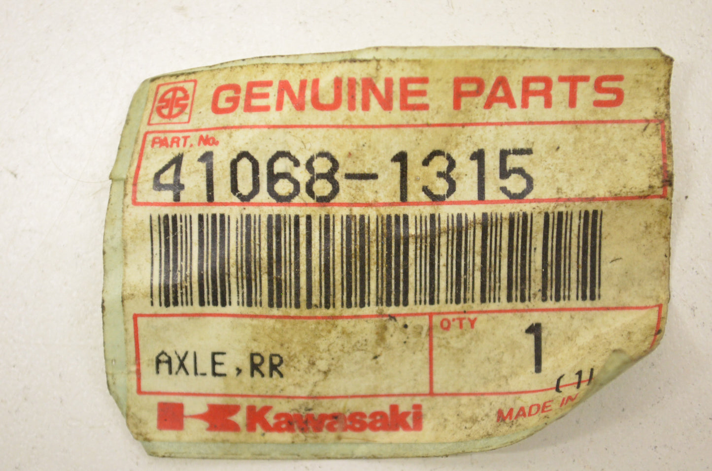 Rear Axle NOS
