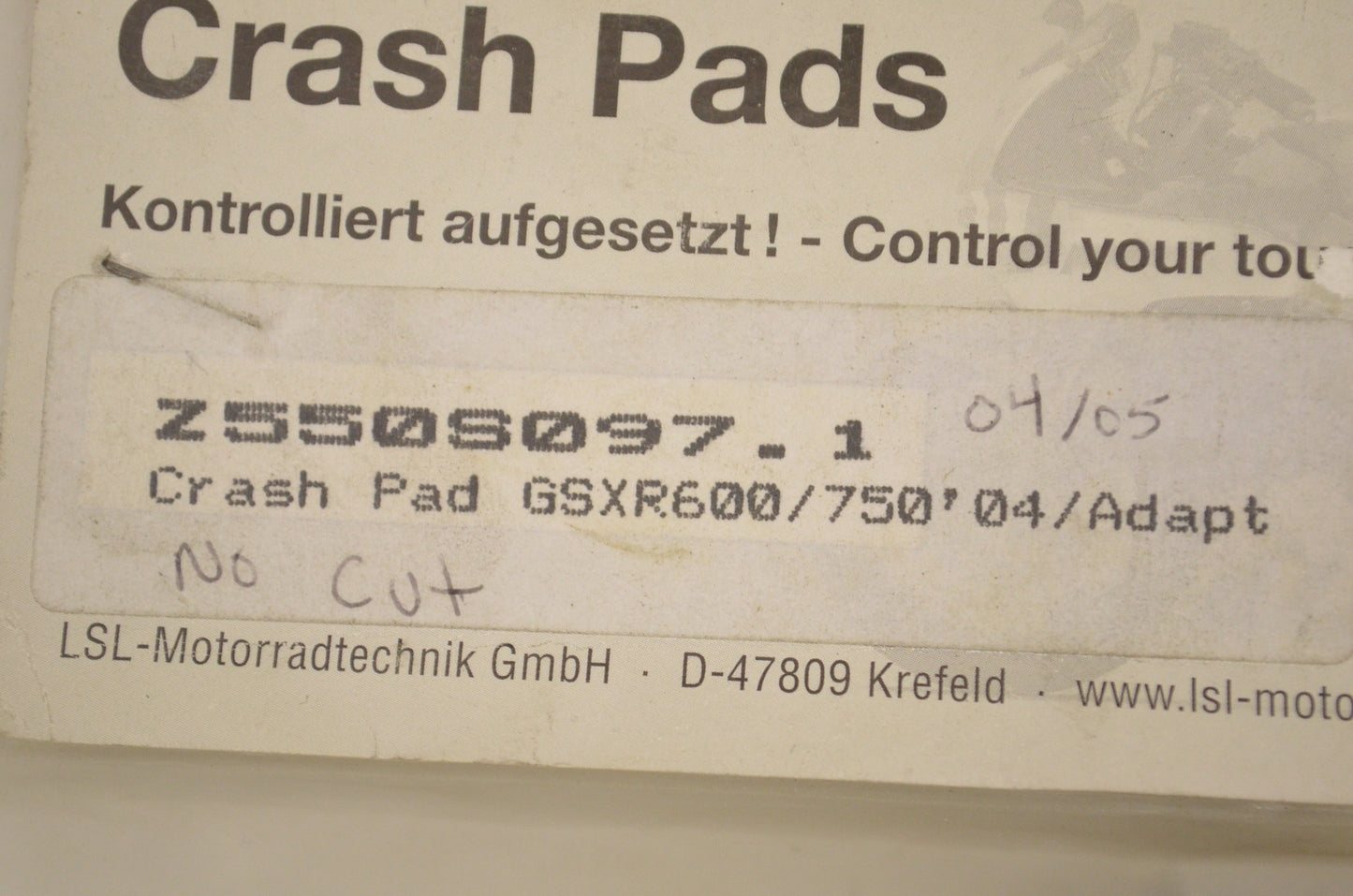 LSL Z550S097-1, Z550S097 Crash Pads NOS