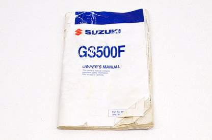 OEM Suzuki 99011-01D70-03A Owner's Manual GS500FK9