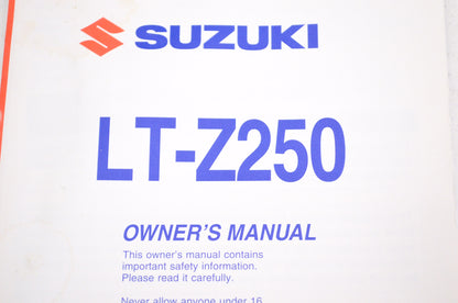 OEM Suzuki 99011-21G53-03A Owner's Manual LT-Z250K6 2 NOS