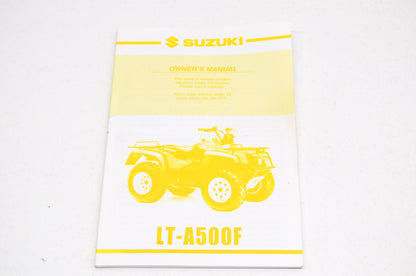 OEM Suzuki 99011-09F60-03A Owner's Manual LT-A500FY 2 NOS