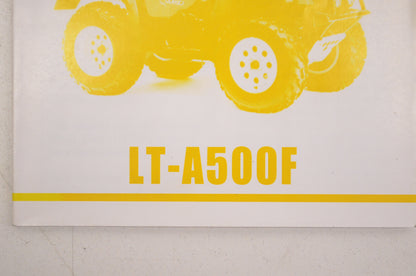 OEM Suzuki 99011-09F60-03A Owner's Manual LT-A500FY 2 NOS