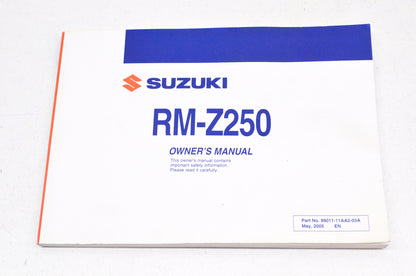 OEM Suzuki 99011-11AA2-03A Owner's Manual RM-Z250K6 2 NOS