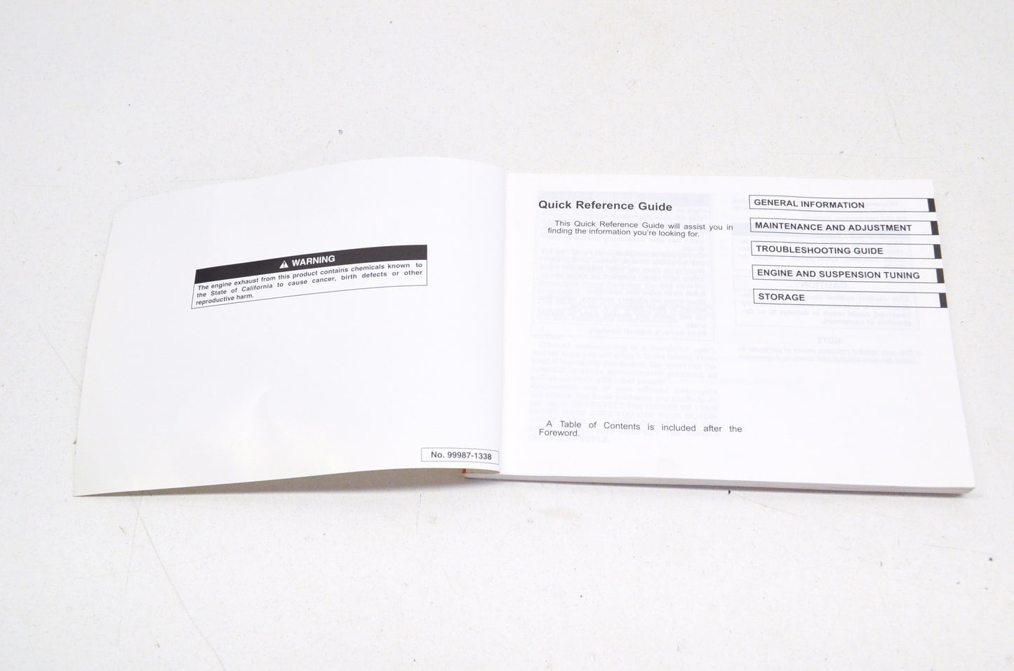 OEM Suzuki 99011-11AA2-03A Owner's Manual RM-Z250K6 2 NOS