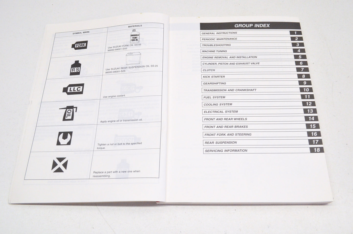 OEM Suzuki 99011-02B82-03A Owner's & Service Manual RM85/LK7 NOS