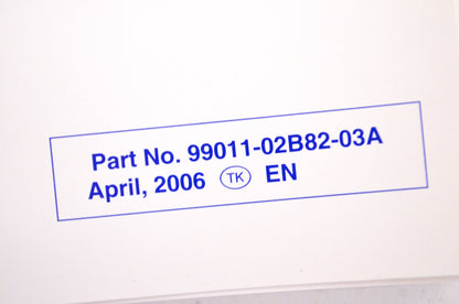 OEM Suzuki 99011-02B82-03A Owner's & Service Manual RM85/LK7 NOS