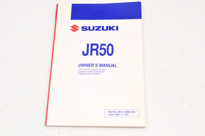 OEM Suzuki 99011-04493-03A Owner's Manual JR50K6 2006 NOS