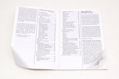OEM Suzuki 99011-24C60-03A Owner's Manual LS650K5 200