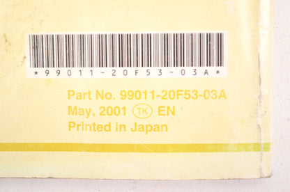 OEM Suzuki 99011-20F53-03A Owner's Manual SV650/SK2 2