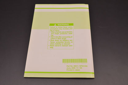 OEM Suzuki 99011-13F52-03A Owner's Manual GZ250K1 200