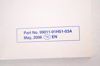 OEM Suzuki 99011-01H51-03A Owner's Manual GSX-R600K7 NOS